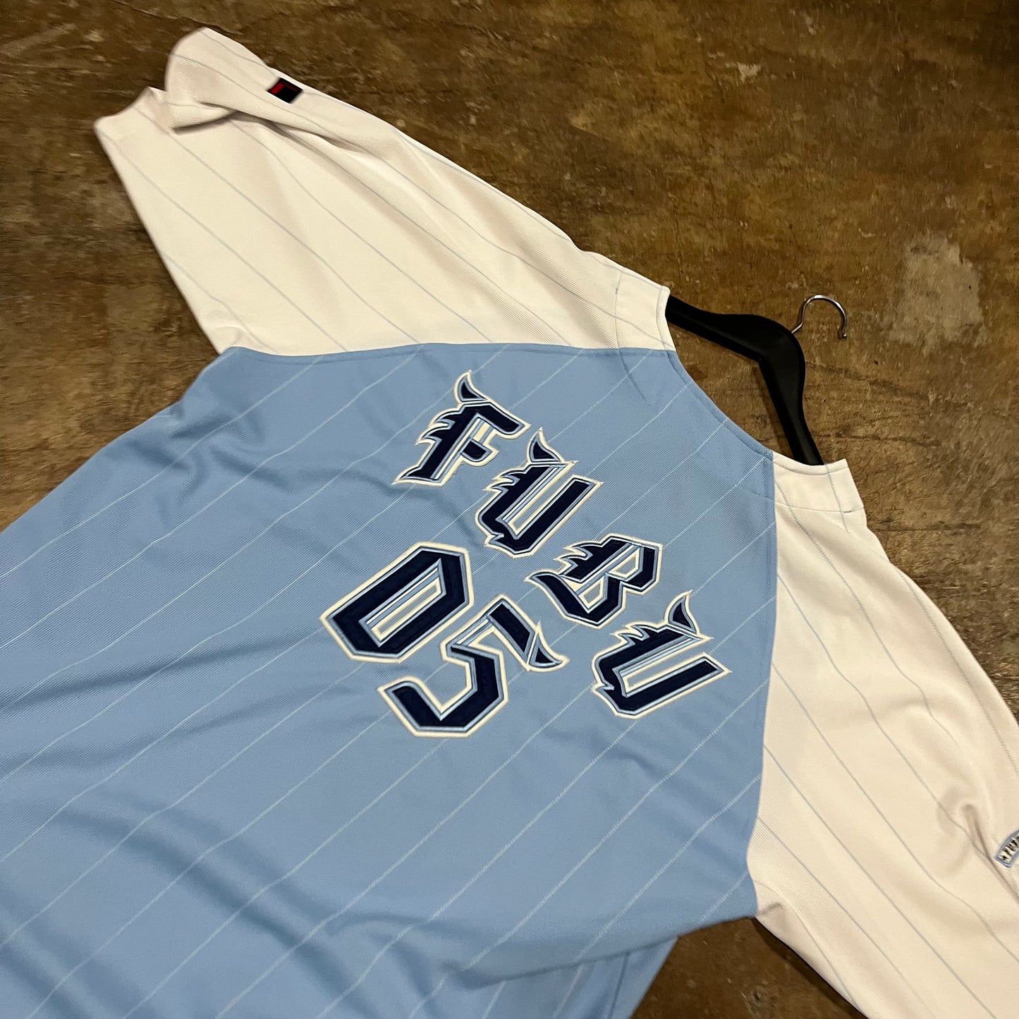 FUBU Baby Blue Jersey (X-Large)