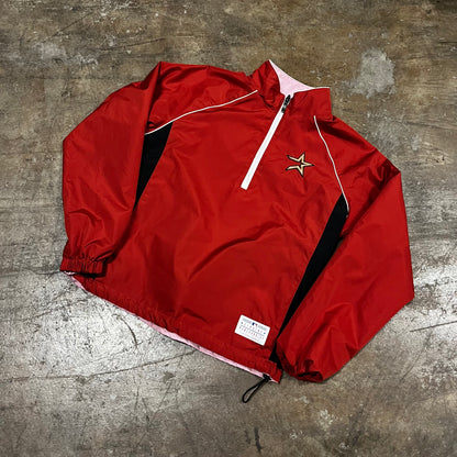 Astros Pull Over Windbreaker Reversible Pink & Red (Mediumish)