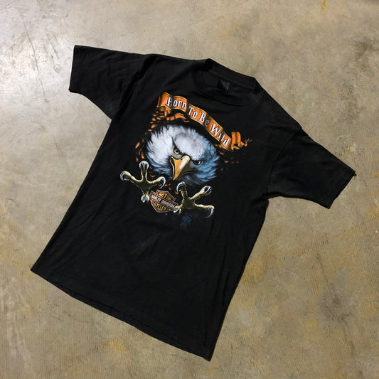 3D Emblem Eagle Harley Davidson Tee (Large)