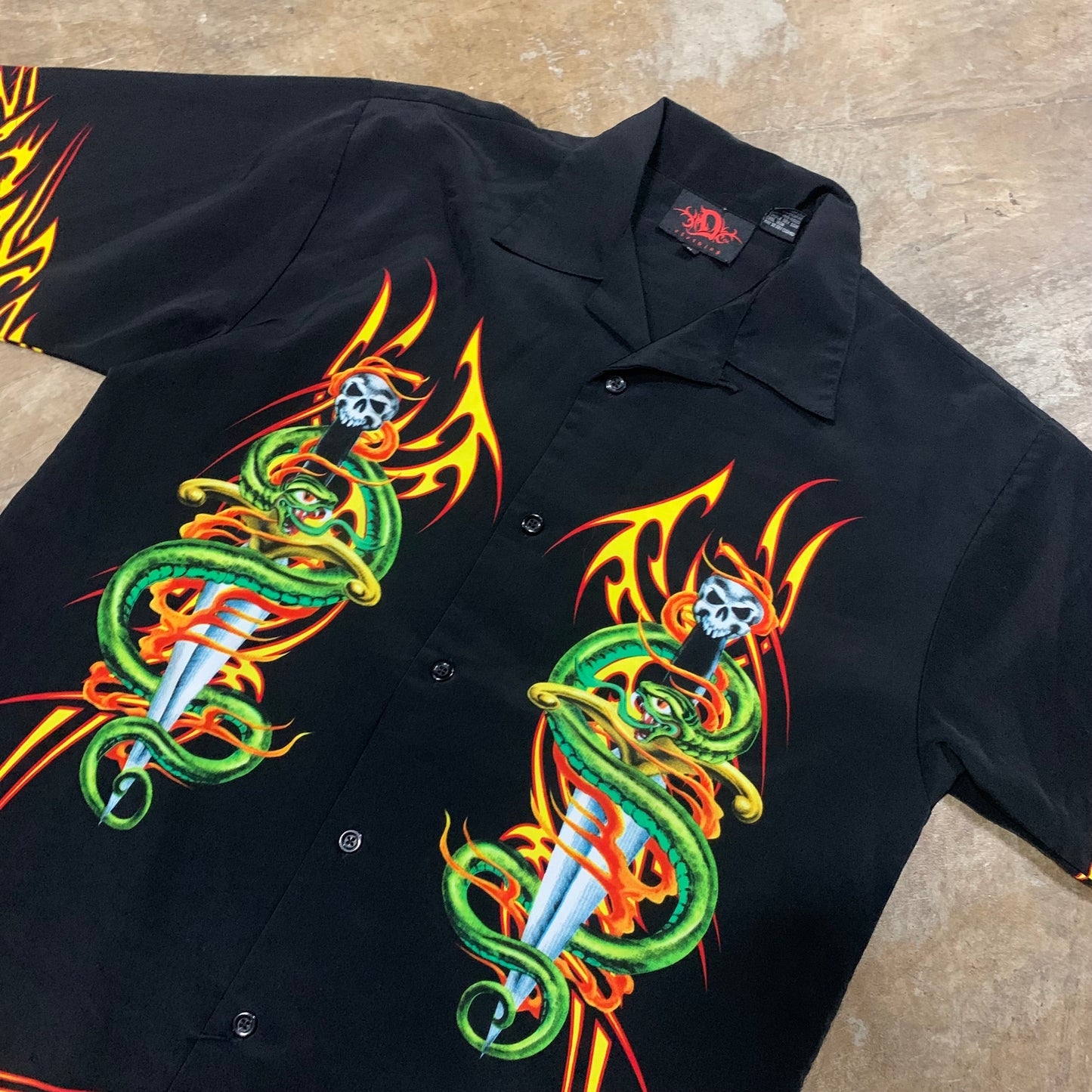 Y2K Button Up Dragon (Large)