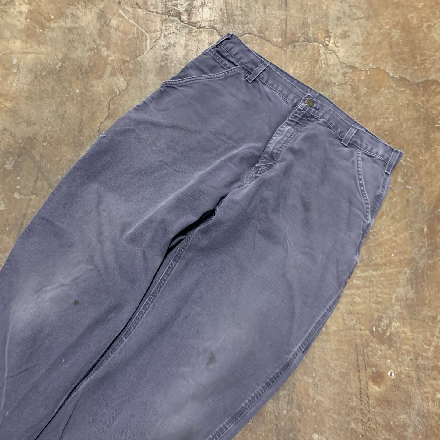 Carhartt Purple Thrashed Cut Pants (36X30)