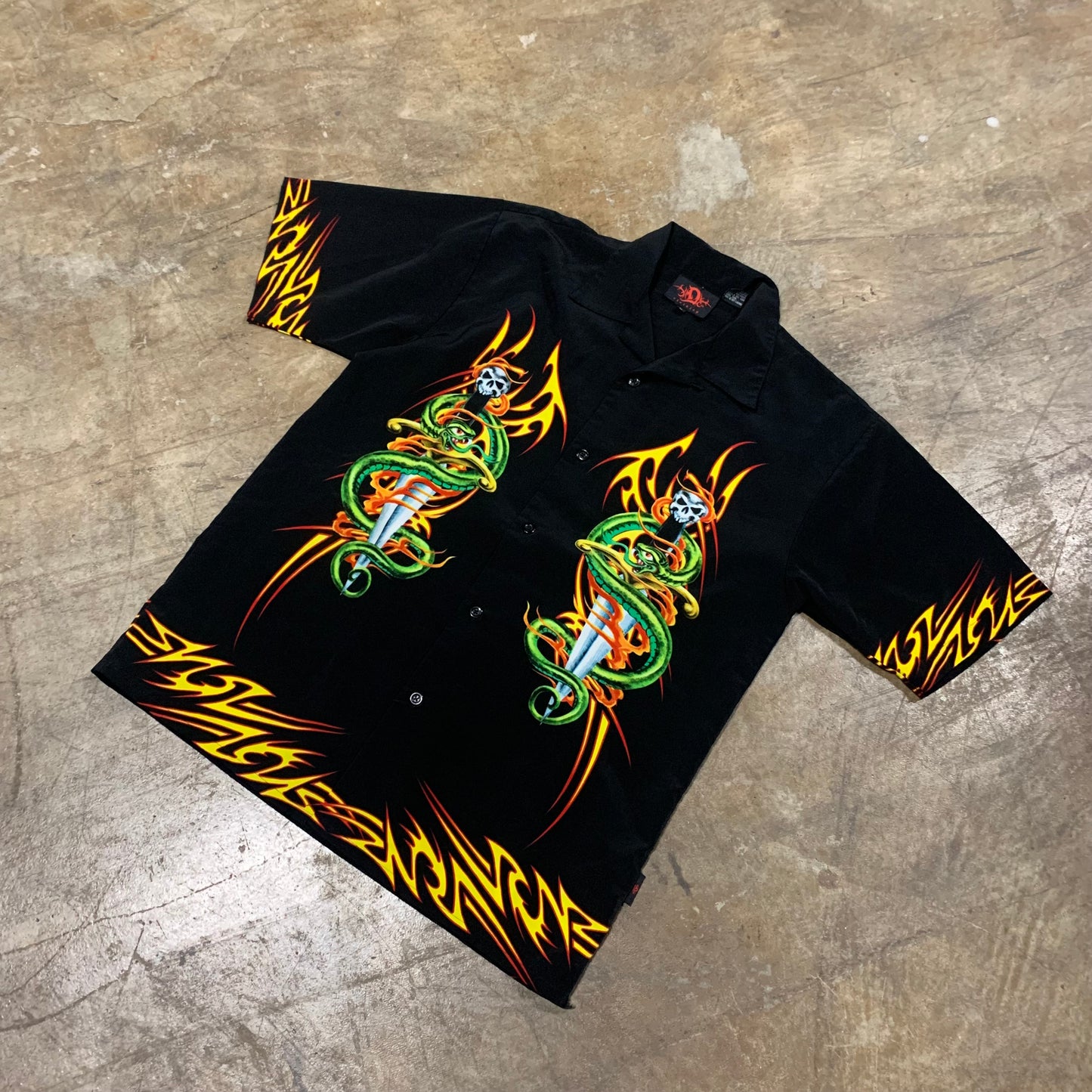 Y2K Button Up Dragon (Large)