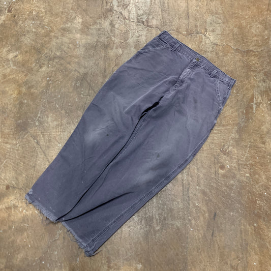 Carhartt Purple Thrashed Cut Pants (36X30)