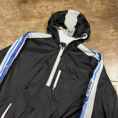 Nike Windbreaker Blk and Striped (XL)