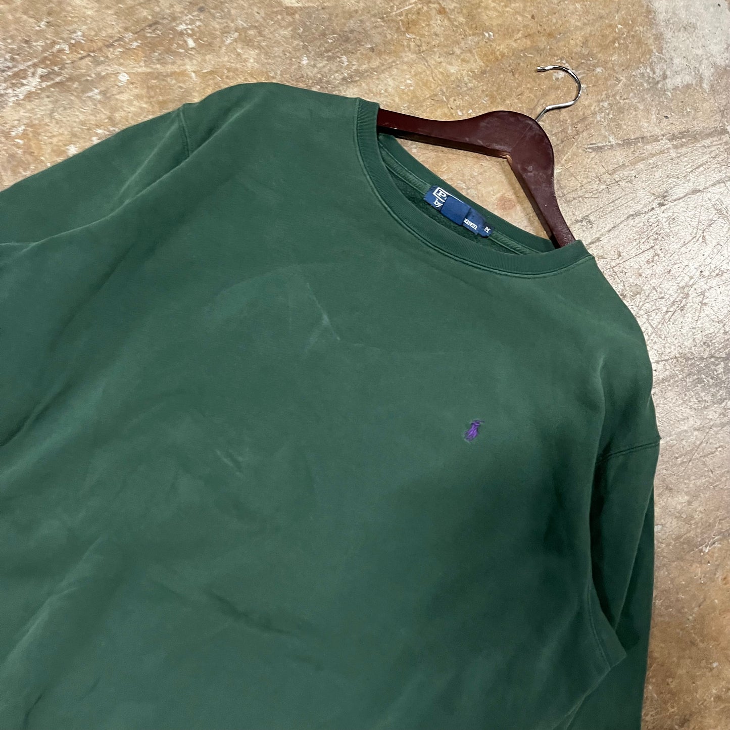 Polo Ralph Lauren Green Sweatshirt (Medium)