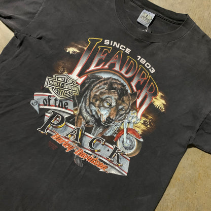 3D Emblem Harley Davidson Leader of the Pack Tee (Large)