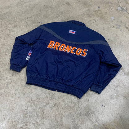 Denver Broncos Pro Line Puffer Jacket (Large)