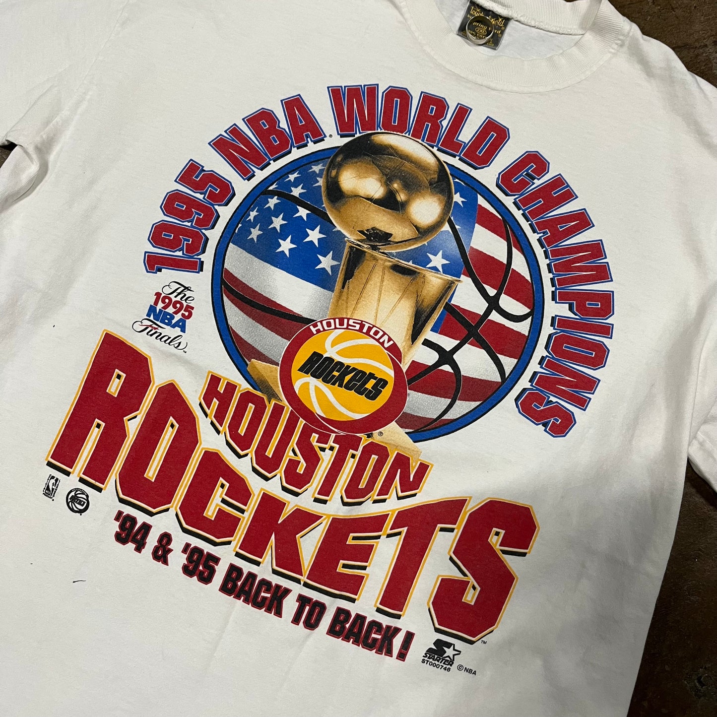 Houston Rockets USA Flag Champs Tee (XX-Large)