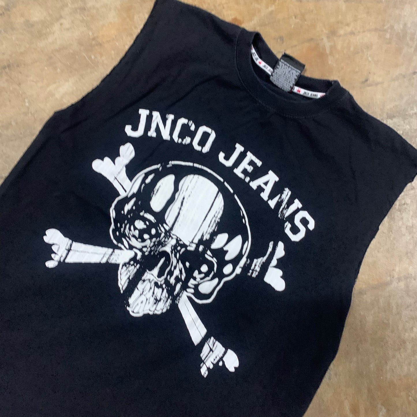 Jnco Jean Skull Tee Shirt (Large)