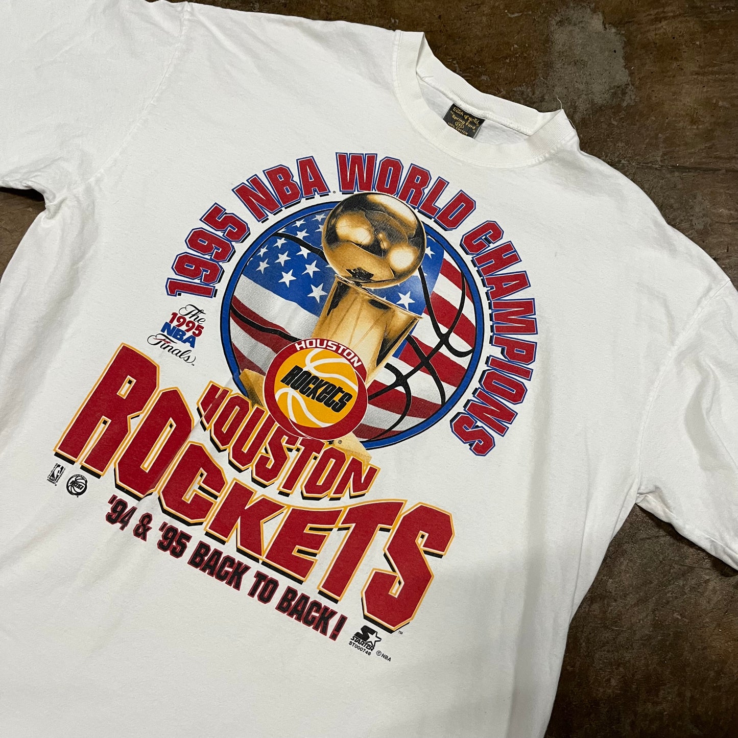 Rockets Trophy Wht Tee (XX-Large)