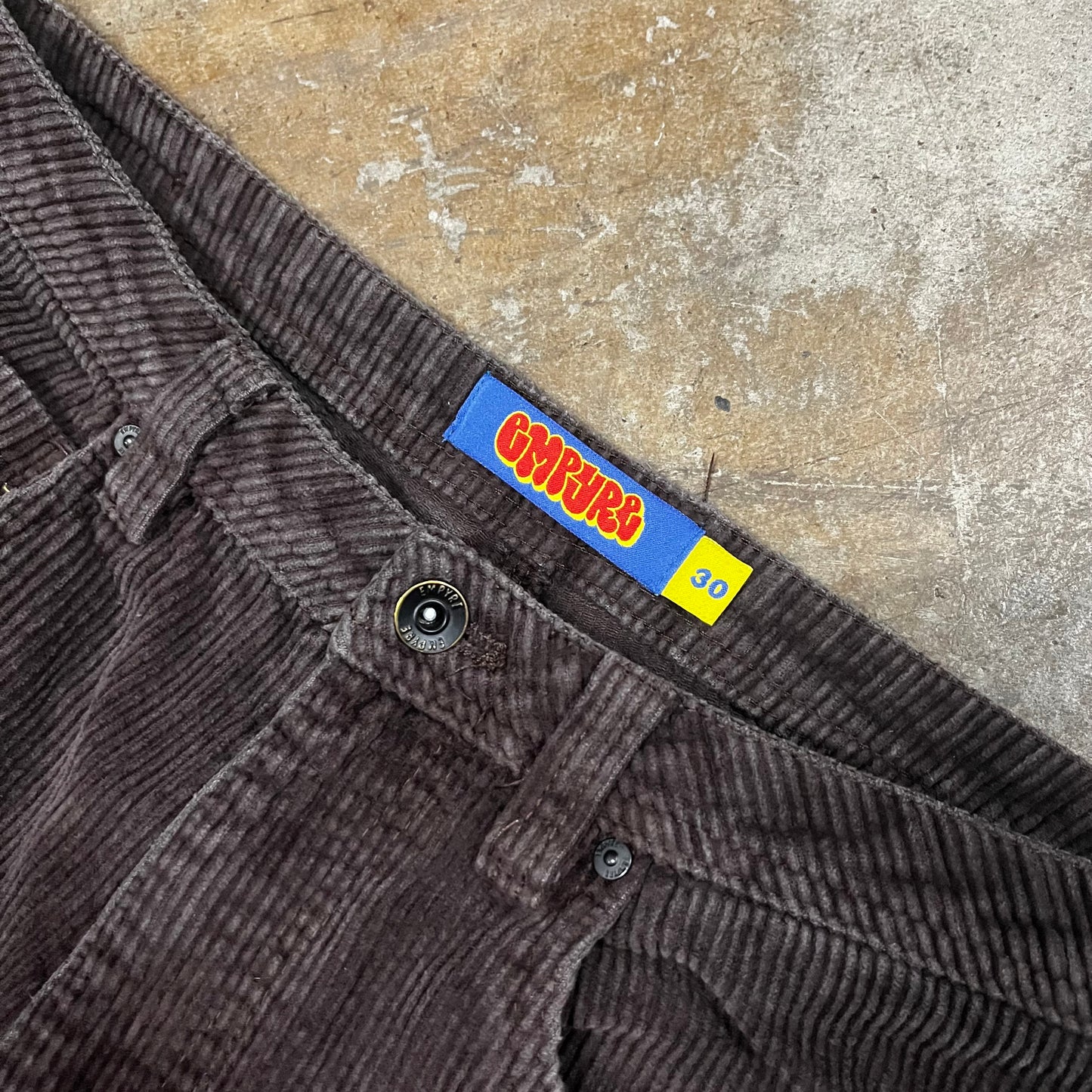 Empire Brown Corduroy Pants (Size 30)