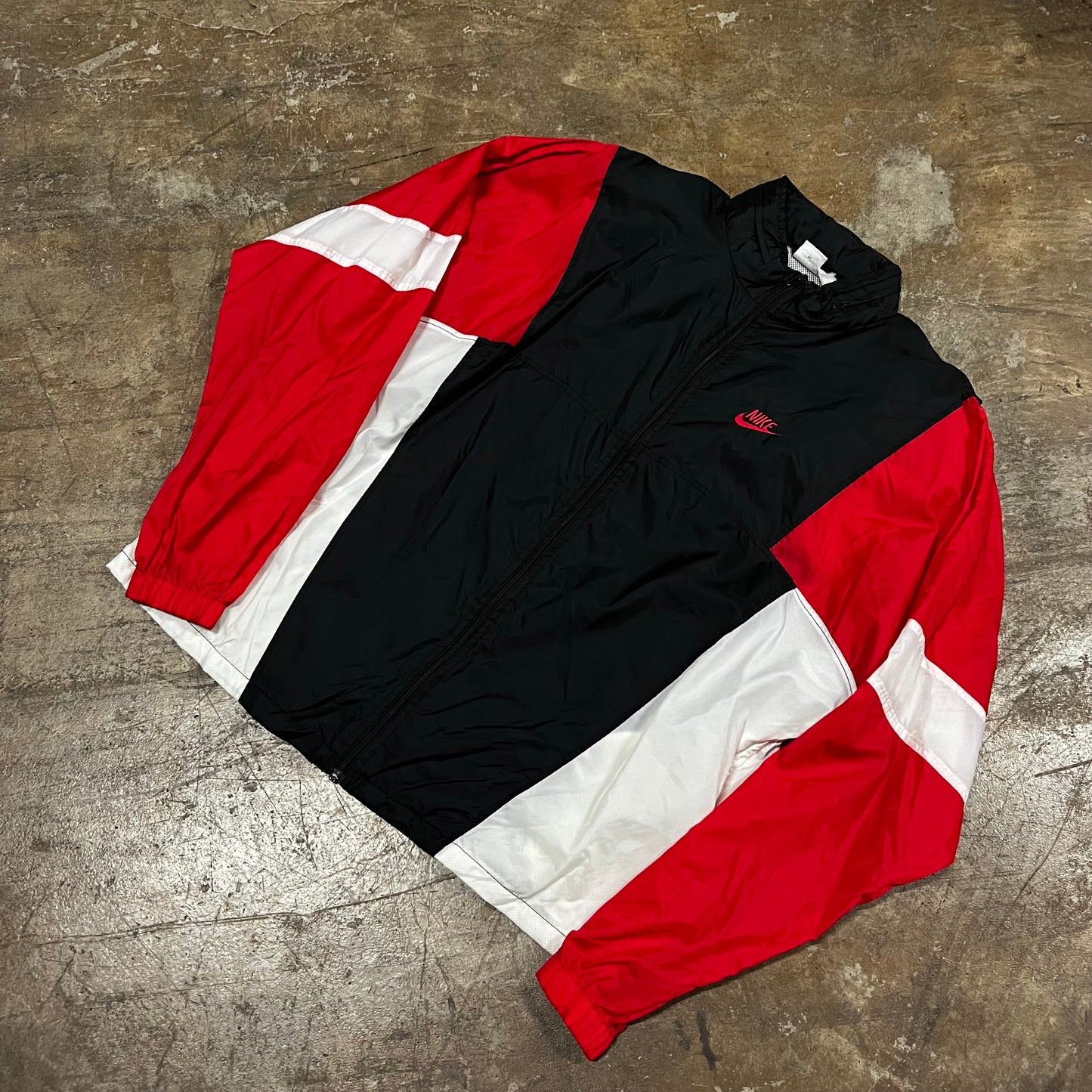 Nike Red and Blk Windbreaker (X-Large)