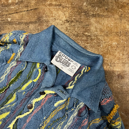 Coogi Blues Knitted Sweater (X-Large)