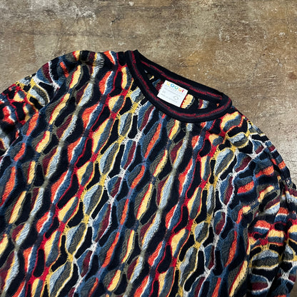 COOGI BLK & Colorful Knitted Sweater (XX-Large)