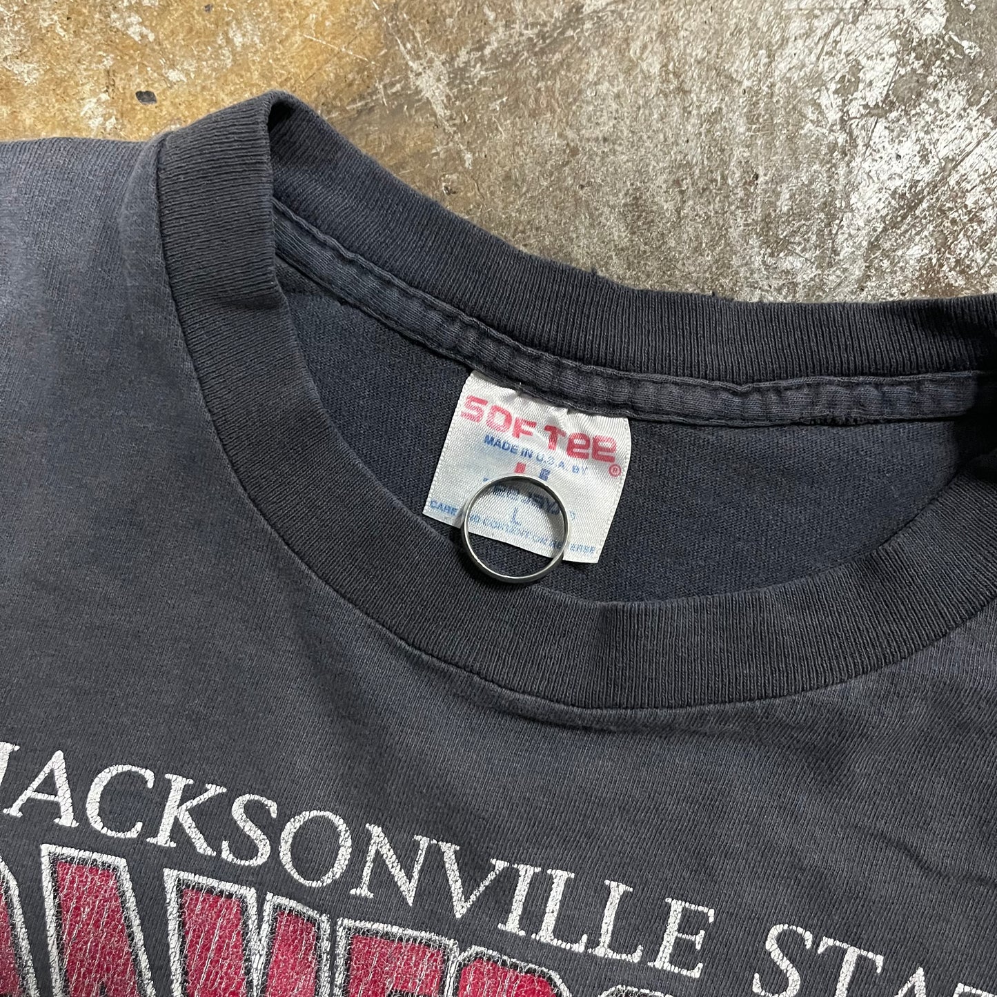 Jacksonville State GameCocks Thrashed Tee (Large)