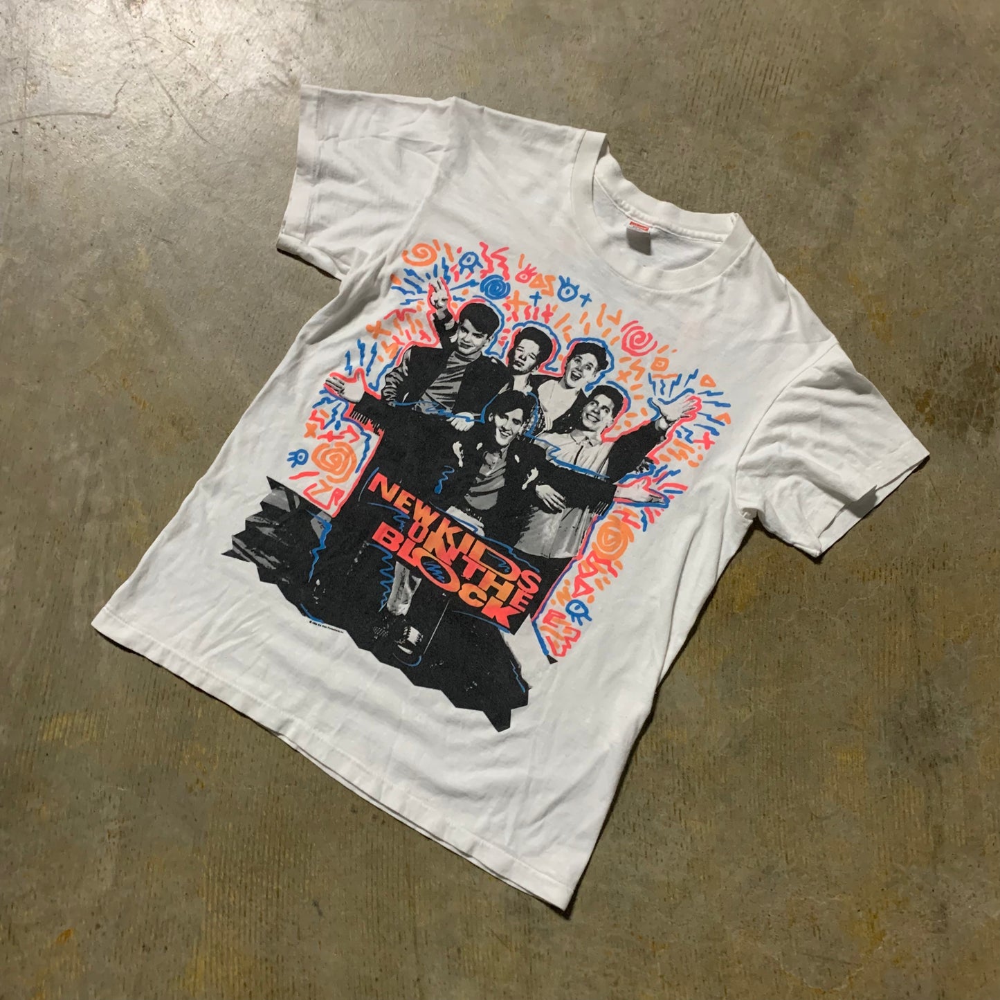 New Kids on the Block 80s Tee (Medium)