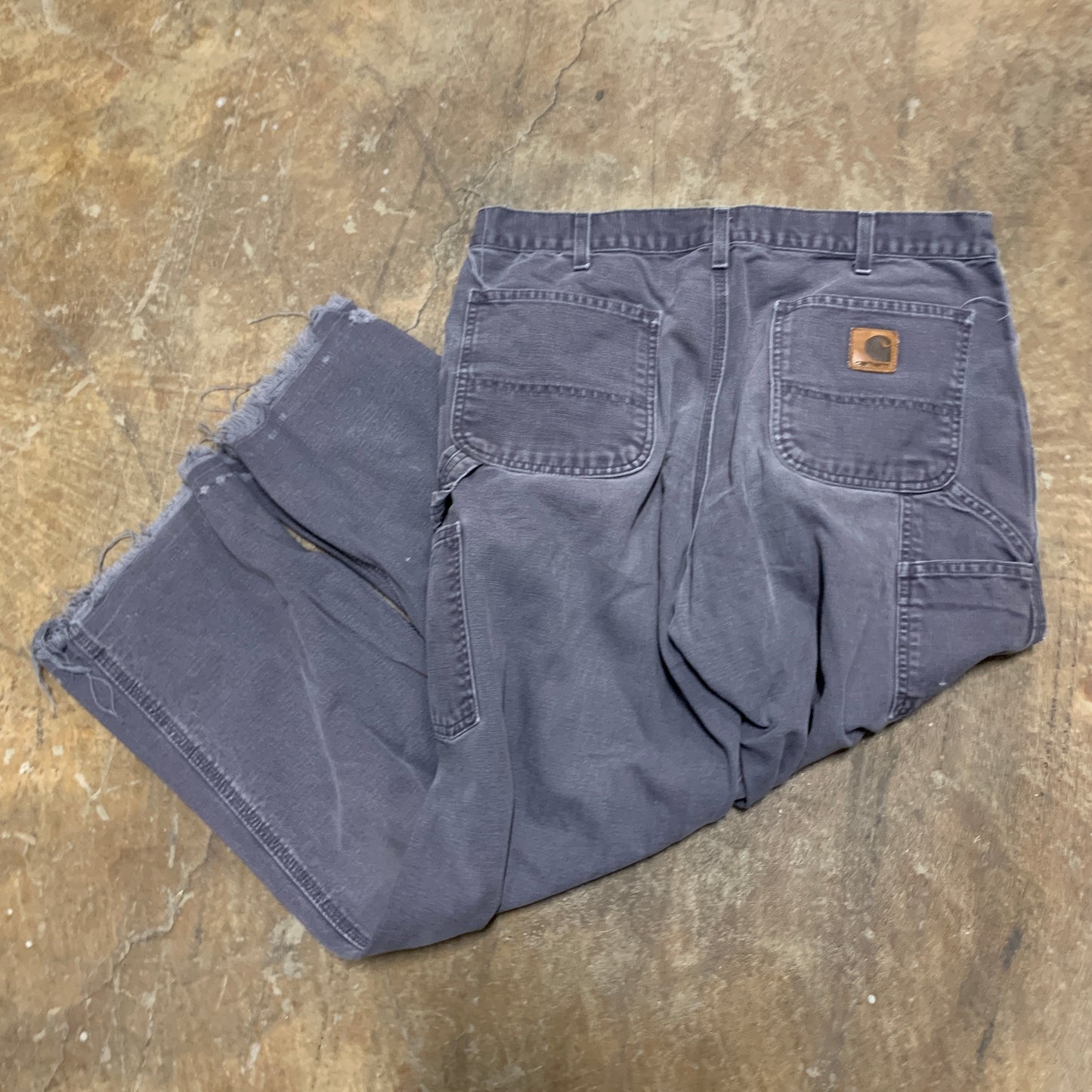 Carhartt Purple Thrashed Cut Pants (36X30)