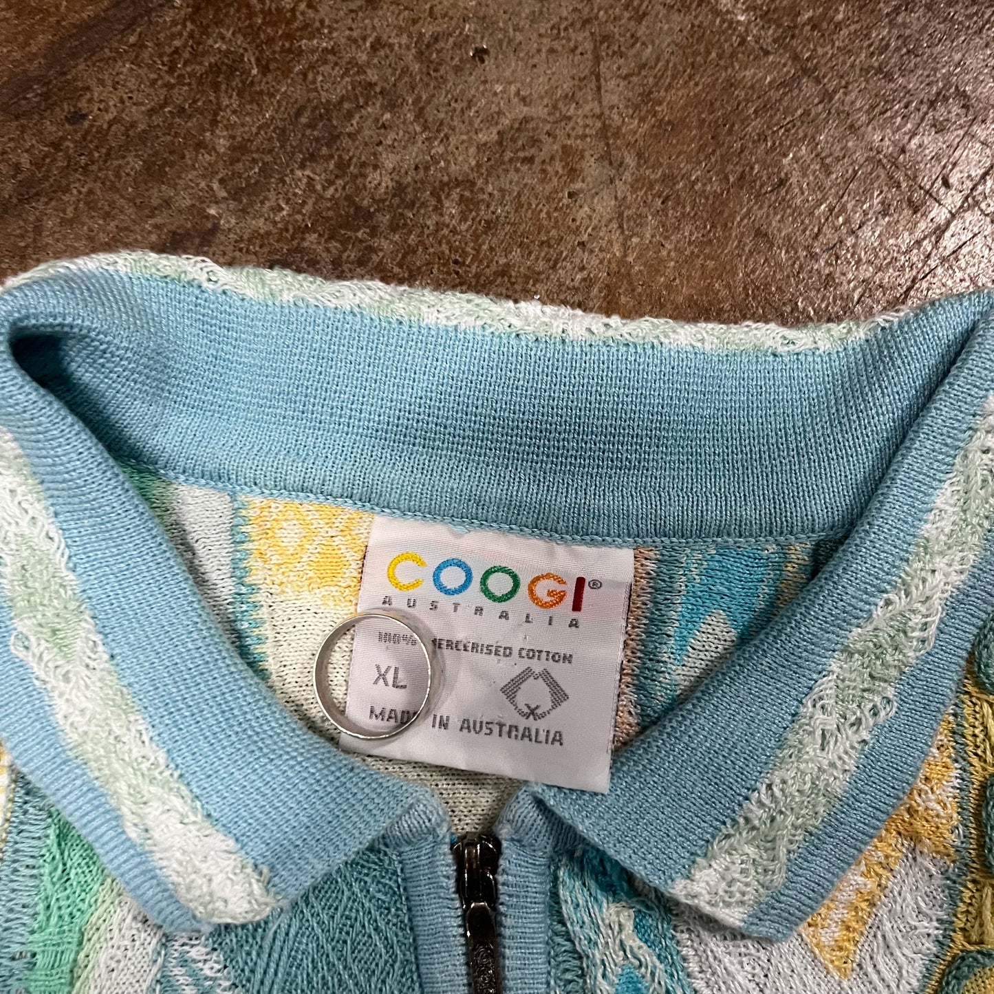 Coogi Quarter Zip Pastel Colors (X-Large)