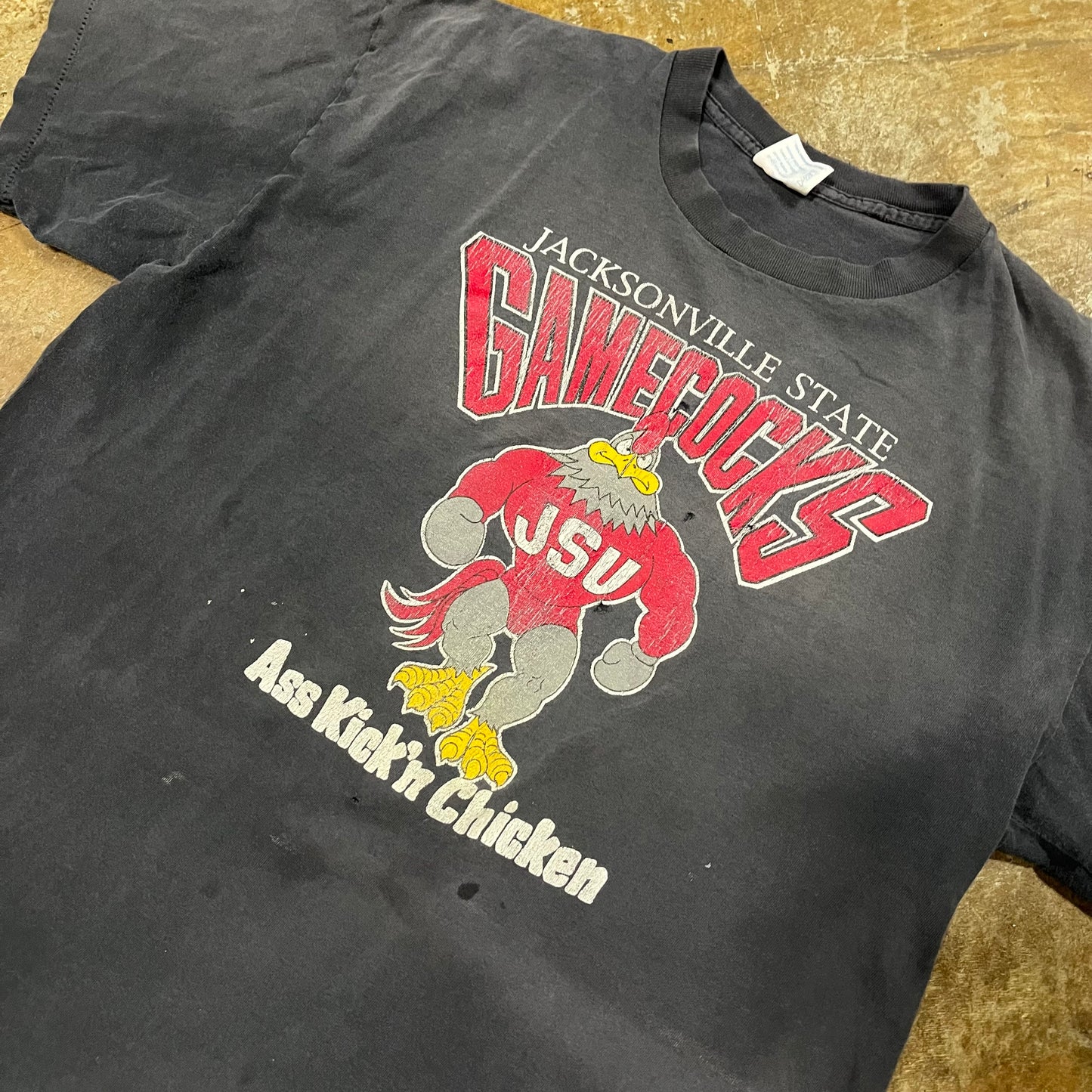 Jacksonville State GameCocks Thrashed Tee (Large)