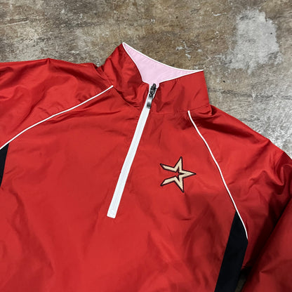 Astros Pull Over Windbreaker Reversible Pink & Red (Mediumish)