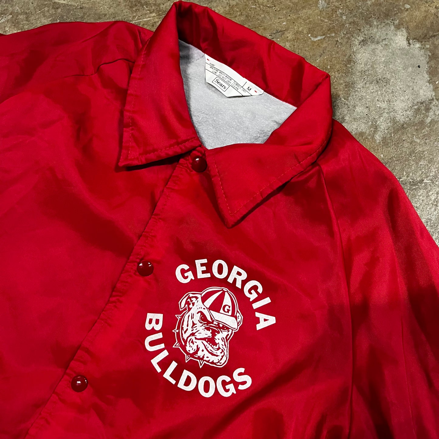 Georgia Bulldogs Button Up Jacket (Medium)