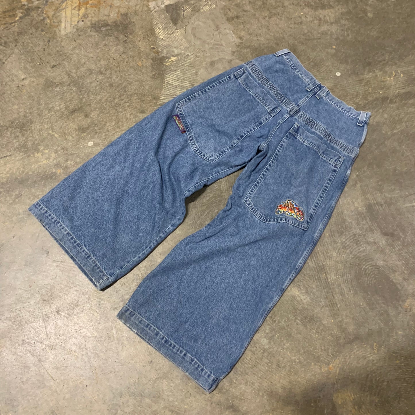 JNCO Wide Pant Leg Y2K Jeans (34W/32L)