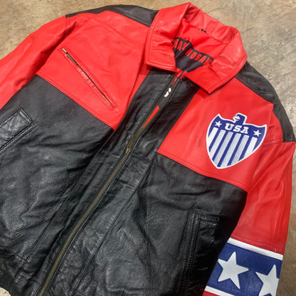 Michael Hoban USA Leather Jacket (Large)