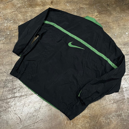 Nike Windbreaker Blk and GRN (XL)