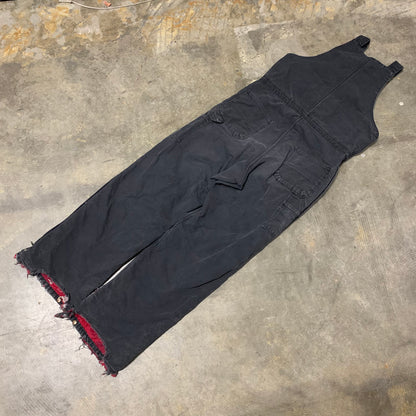 Carhartt Black Thrashed Overalls