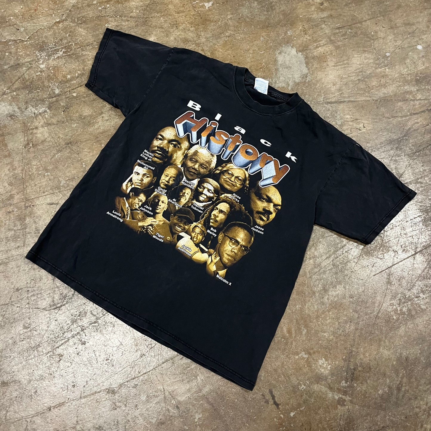 Black History Month Rap Tee Y2K (X-Large)