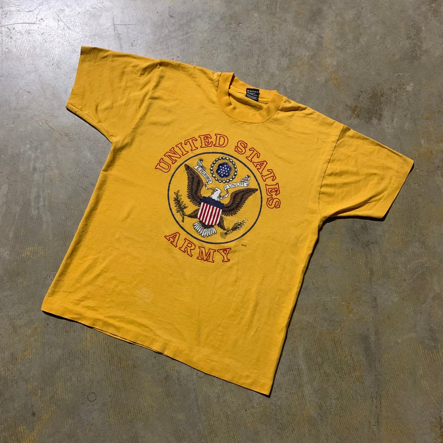 US Army Yellow Tee (Large)