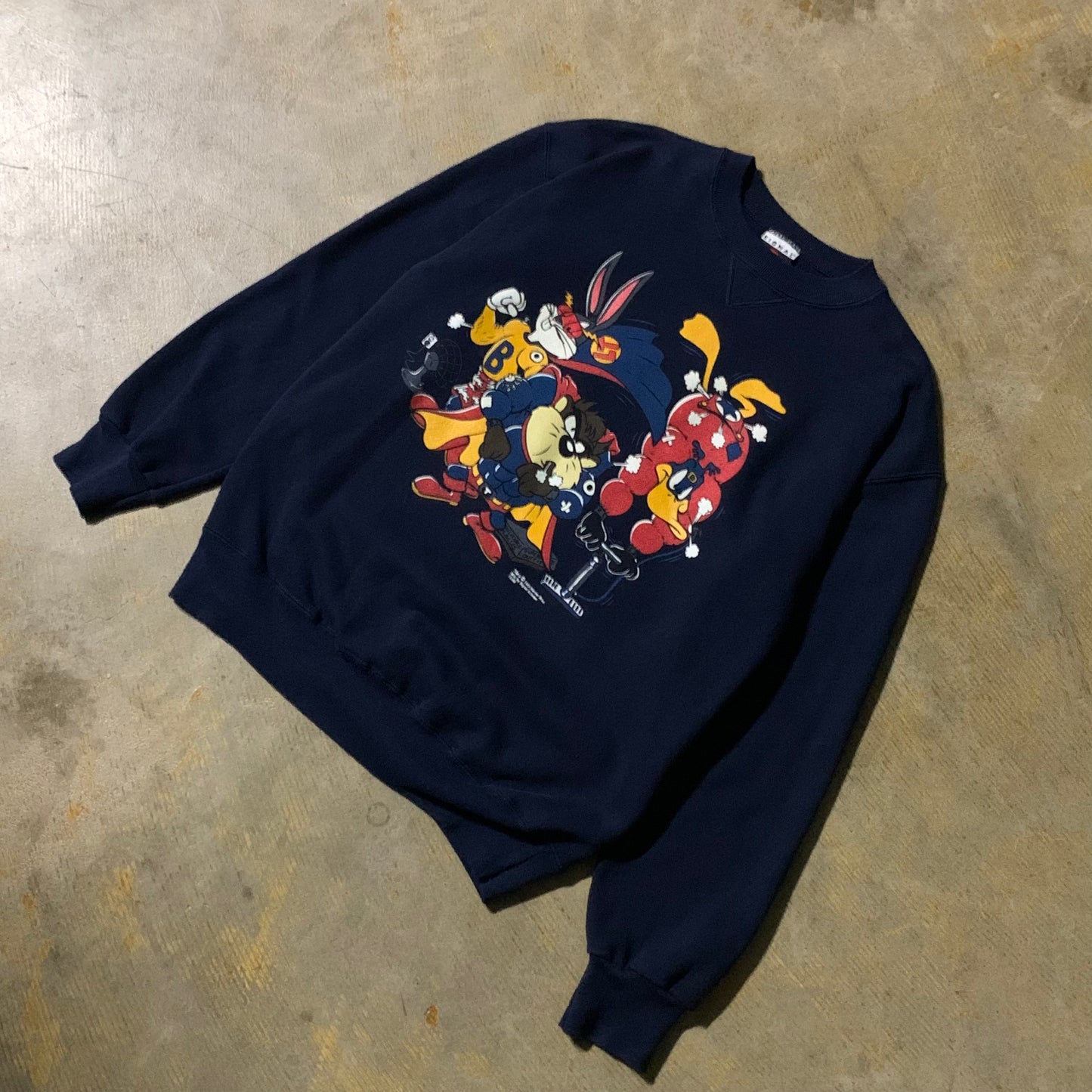 Looney Tunes Heroes and Villains Sweatshirt (Large)