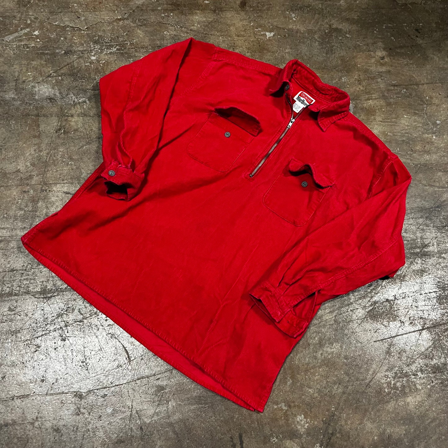 Marlboro Red Corduroy Pull Over.