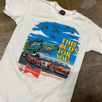 Budweiser 80s Tee “This Bud’s for you” (Medium)