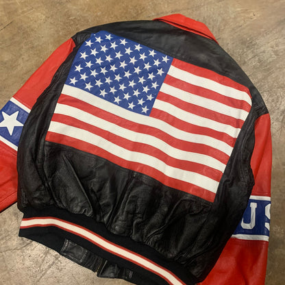 Michael Hoban USA Leather Jacket (Large)