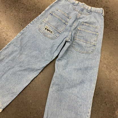 Lee Pipes Jeans Distressed