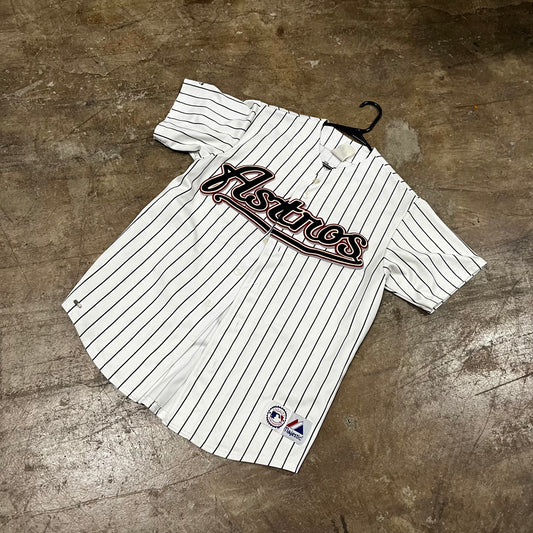 Astros Pin Stripped Jersey Clemens (Medium)