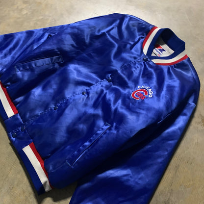 Chicago Cubs Blue Satin Jacket