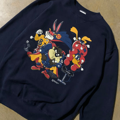 Looney Tunes Heroes and Villains Sweatshirt (Large)