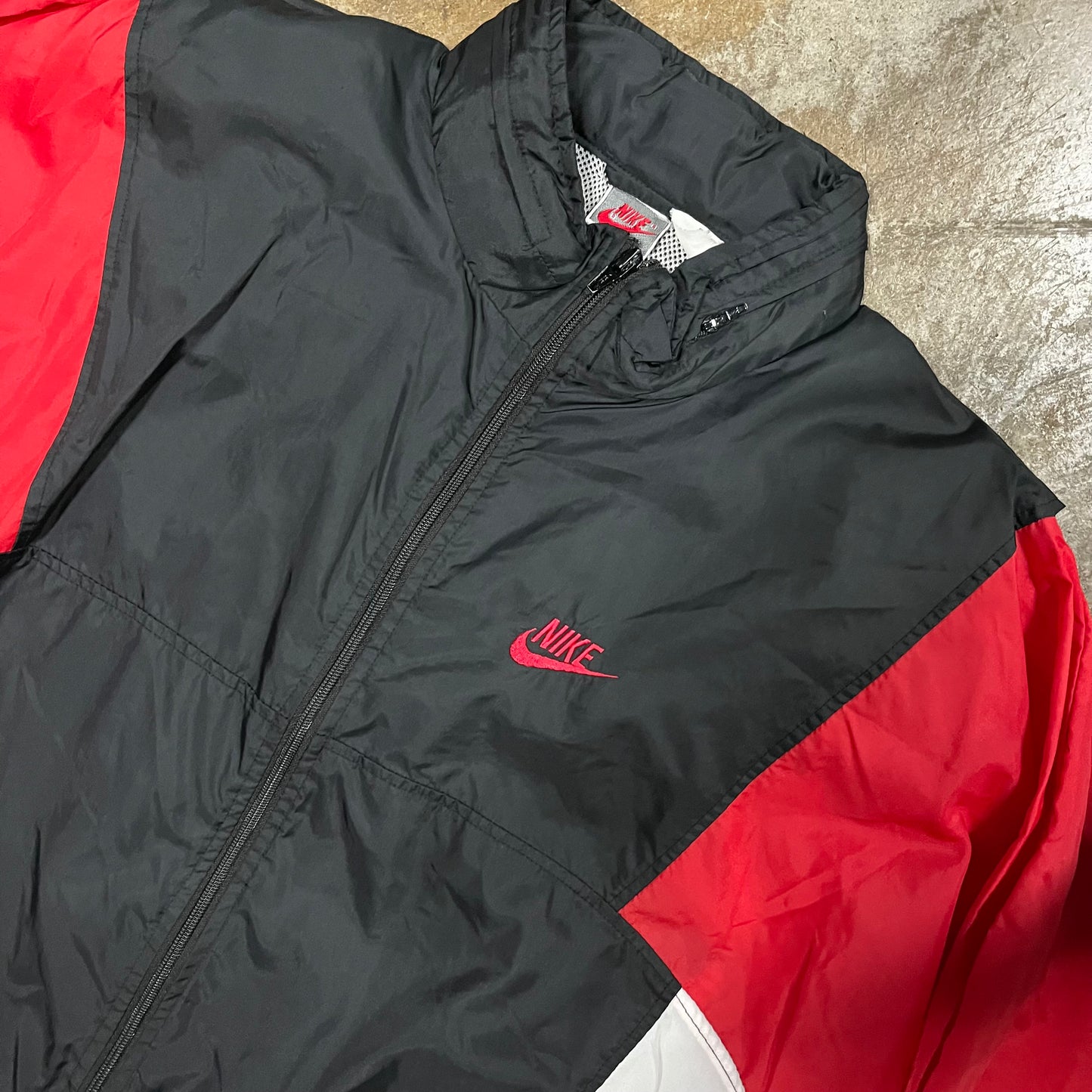 Nike Red and Blk Windbreaker (X-Large)