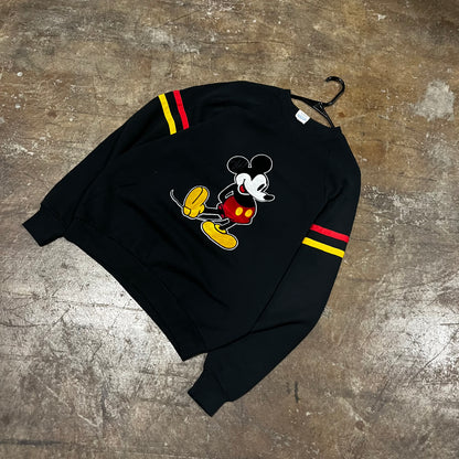 Mickey Mouse 80s Blk Sweatshirt (X-Large)