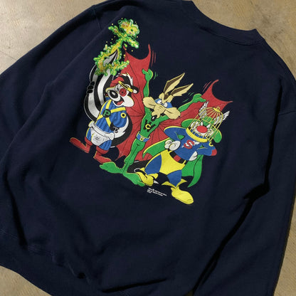 Looney Tunes Heroes and Villains Sweatshirt (Large)