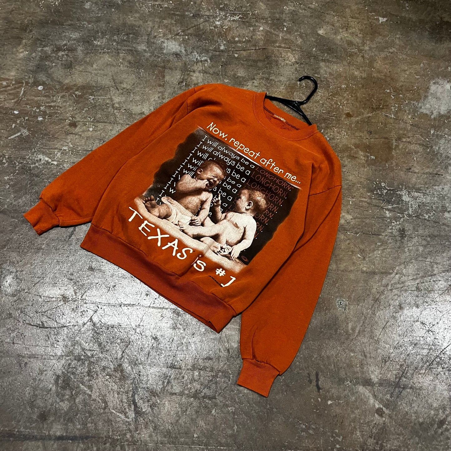 Longhorn Baby Sweatshirt (Mediumish)