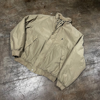 Polo Ralph Puffer Beige Jacket (Large)