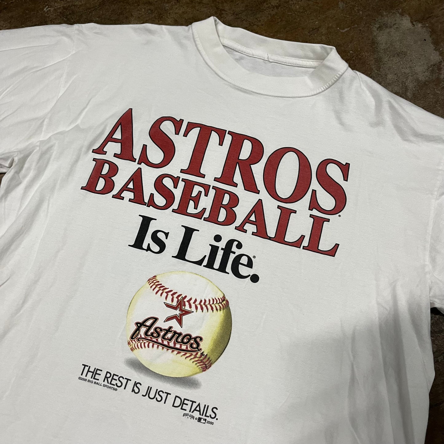 Astros Baseball Is life Tee (X-Large)