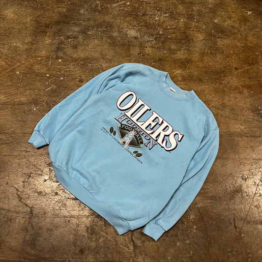 Houston Oilers Sweatshirt Blue (X-Large)