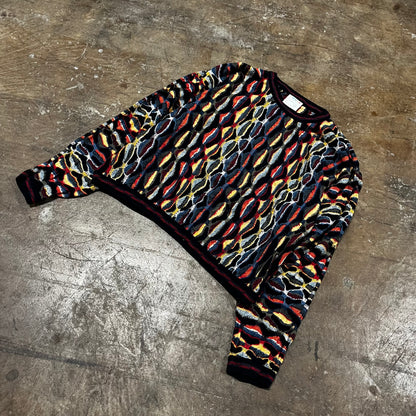 COOGI BLK & Colorful Knitted Sweater (XX-Large)